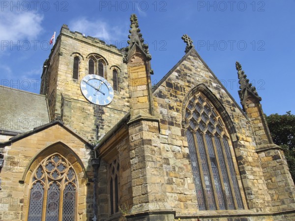 The historic saint marys church in Scarborough build in the 12th century and rebuilt in the late