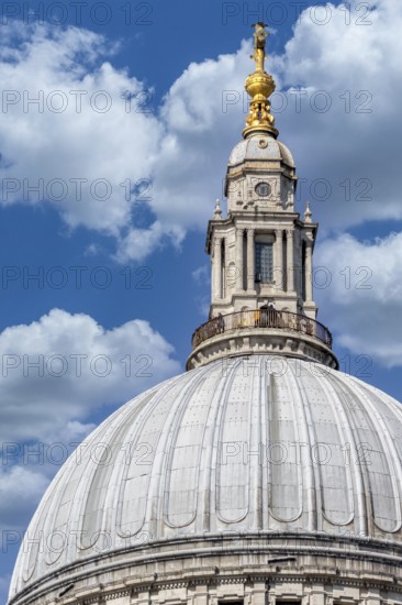 LONDON/UK - MARCH 21 : Close up View of St Pauls Cathedral in London on March 21, 2018.