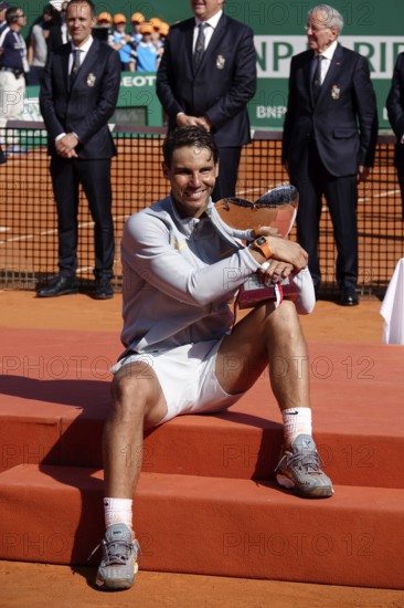 Award ceremony for Rafael Nadal after the final of the Rolex Monte-Carlo Masters 1000 ATP World