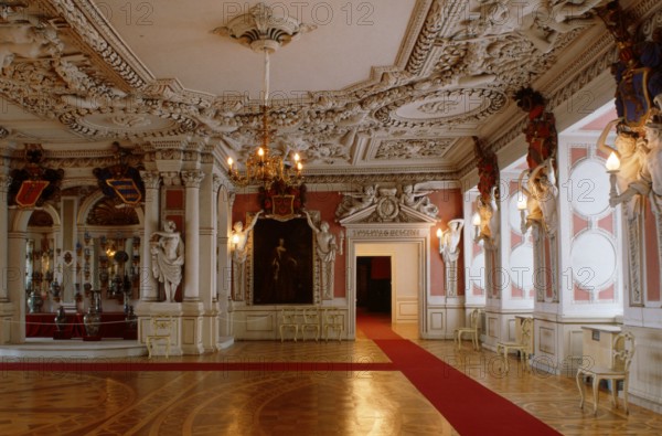 Ballroom in castle Friedenstein, Gotha, Thuringia, ballroom in castle Friedenstein, Thuringia,