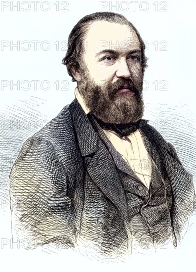 Ernst Carl Erdmann Heine, 1819- 1888, was a Saxon landowner, lawyer, entrepreneur and politician