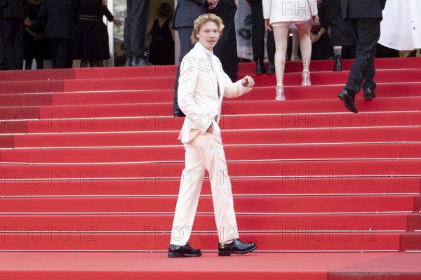 Cannes, France - 24.5.2024: Filip Schnack on the red carpet during the Closing Ceremony of the 78th