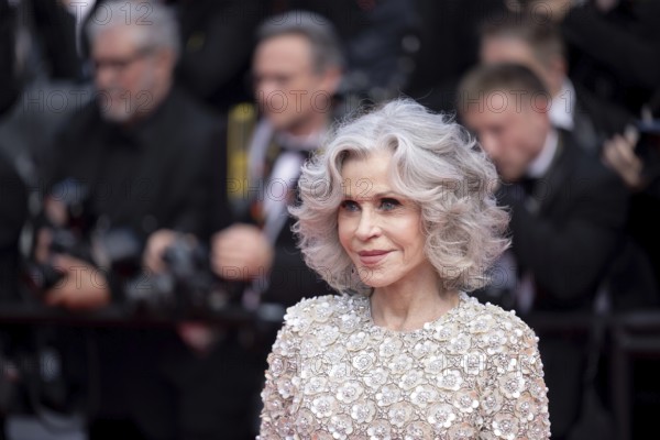 Cannes, France - 22.5.2024: Jane Fonda on the red carpet during the Closing Ceremony at the 78th