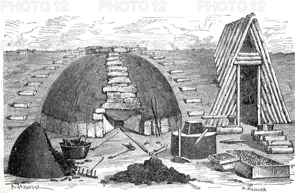Forge from the Bernese Jura, unknown age, discovered by Auguste Quiquerez (1801 - 1882), pioneer of