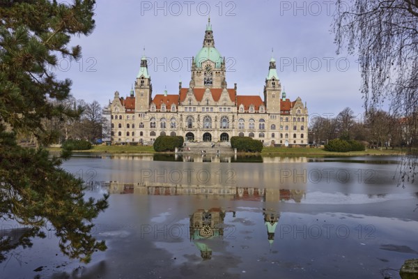 New Town Hall Hanover, architect Hermann Eggert, architectural style Neo-Renaissance, Wilhelminism,