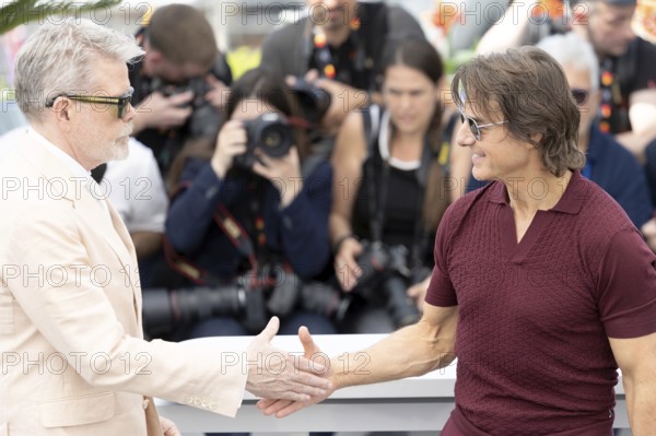 Cannes, France - 14.5.2024: Christopher McQuarrie and Tom Cruise during the Photo Call for MISSION: