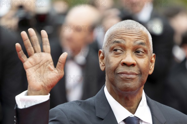 Cannes, France - 19.5.2024: Denzel Washington, during the - Highest 2 Lowest - Red Carpet during