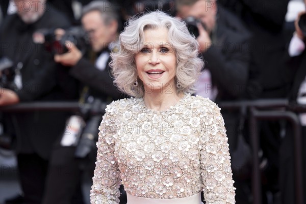 Cannes, France - 22.5.2024: Jane Fonda on the red carpet during the Closing Ceremony at the 78th