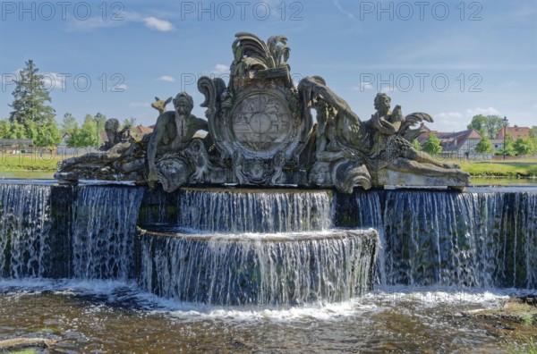 The sandstone cascade created by Bohemian sculptor Rudolf Kaplunger in the 18th century on
