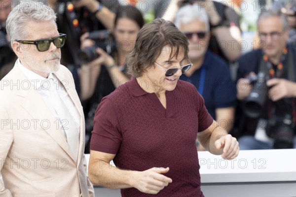 Cannes, France - 14.5.2024: Christopher McQuarrie and Tom Cruise during the Photo Call for MISSION: