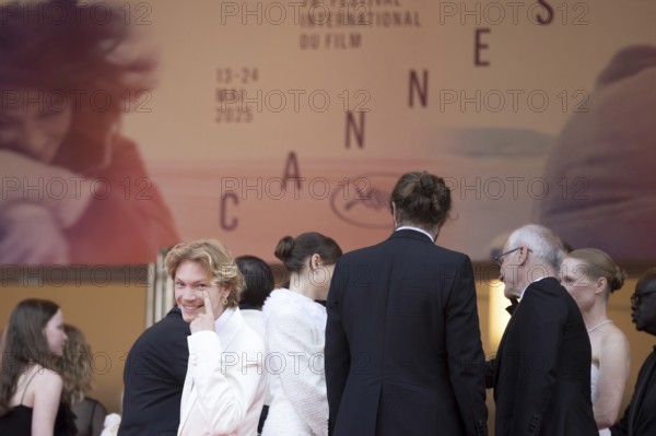 Cannes, France - 24.5.2024: Filip Schnack on the red carpet during the Closing Ceremony of the 78th