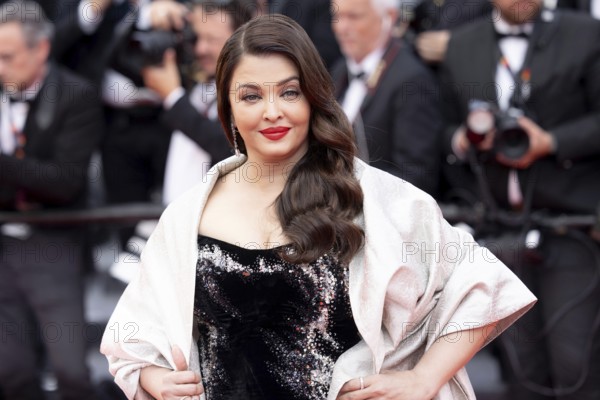 Cannes, France - 22.5.2024: Aishwarya Rai during the - La Venue De L'avenir (Colours Of Time) - Red