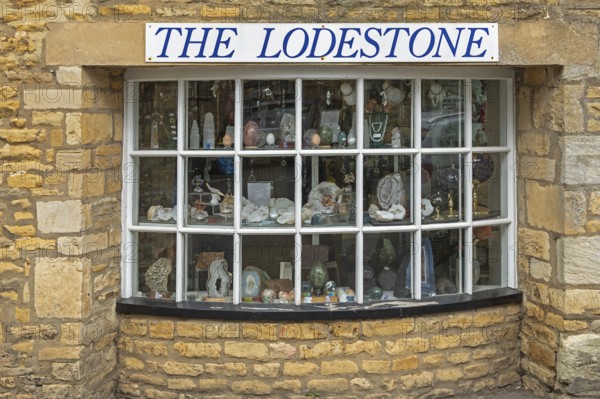 Shop window, shop, The Lodestone, Bourton-on-the-Water, The Cotswolds, Gloucestershire, England,