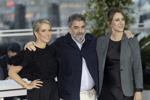 Cannes, France - 20.5.2024: Jennifer Robinson, Kathleen Fournier and Eugene Jarecki during the -
