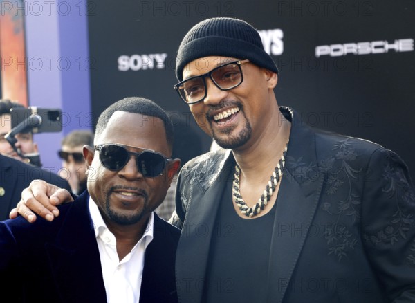 Martin Lawrence and Will Smith at the Los Angeles premiere of 'Bad Boys: Ride or Die' held at the