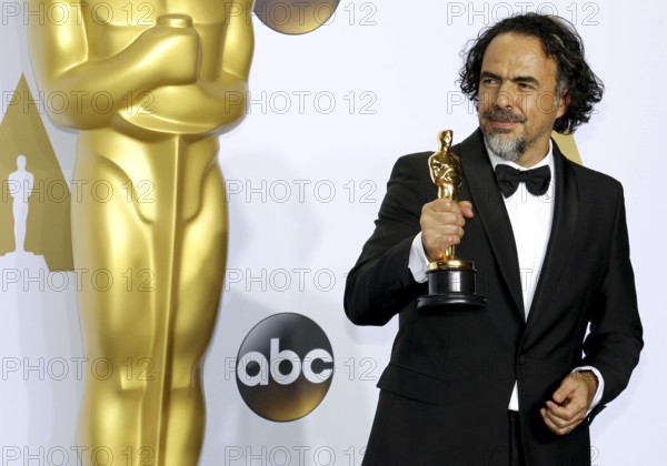 Alejandro Gonzalez Inarritu at the 88th Annual Academy Awards, Press Room held at the Loews
