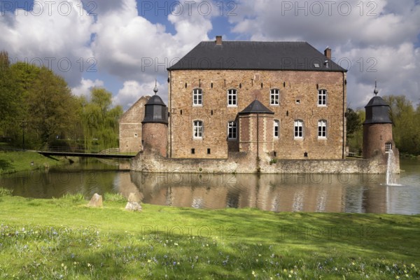 Castle Erenstein in the Anstel valley in the Dutch town Kerkrade