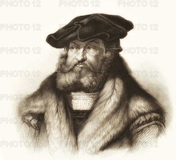Frederick III or Frederick the Wise, 1463 - 1525, Prince-elector of Saxony, digitally edited,