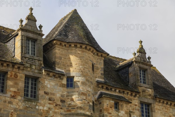 Historic 17th century stone house in the old town centre of Landerneau, Finistere Penn-ar-Bed