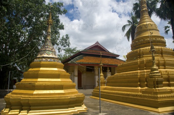 In the south-east corner of Chiang Mai's old city stands Wat Myanmar, a fine example of a 19th