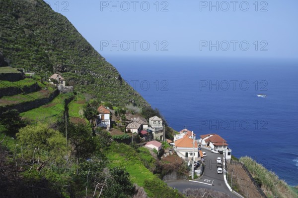 Village on the mountainside, Madeira