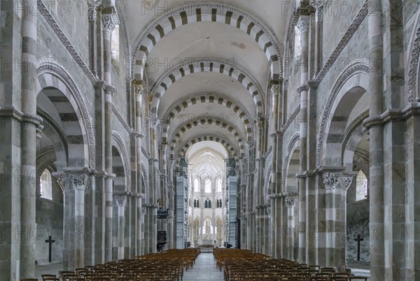 Vezelay Abbey is a Benedictine and Cluniac monastery in Vezelay, department of Yonne, France.