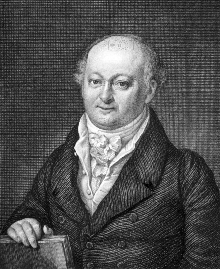 Franz Ludwig von Hornthal (1760-1833) on engraving from 1859. First Mayor and Freeman of Bamberg.
