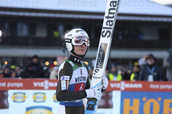 Anze Lanisek (Slovenia / SLO) at the New Year's Ski Jumping 73rd Four Hills Tournament