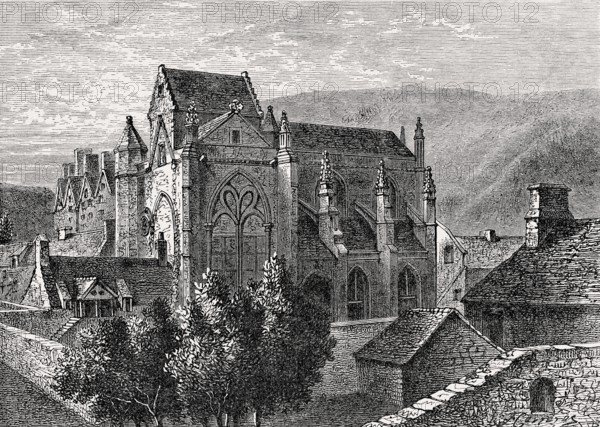 Trinity College Kirk, a royal collegiate church demolished in 1848, Edinburgh, Scotland, 18th