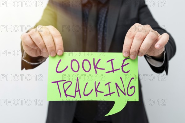 Inspiration showing sign Cookie Tracking, Business overview Data stored in the user s is computer