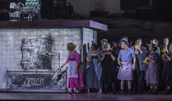BERLIN, Germany - November 2024: Sweeney Todd (The Demon Barber of Fleet Street) - A musical