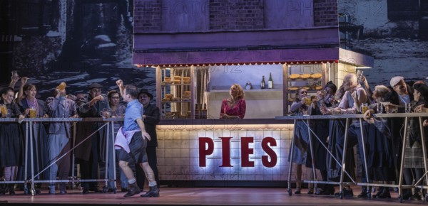 BERLIN, Germany - November 2024: Sweeney Todd (The Demon Barber of Fleet Street) - A musical