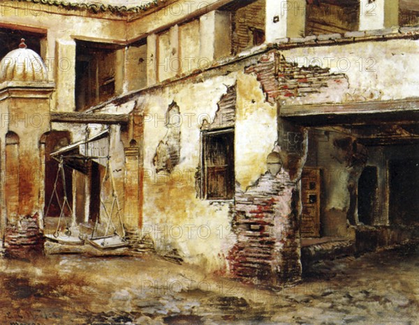 Edwin Lord Weeks (1849 – 1903), American artist and Orientalist, was born at Boston, Massachusetts,