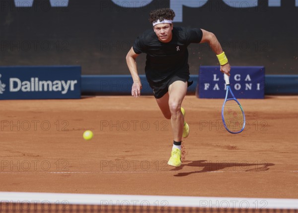American tennis player Ben Shelton (USA) at the 2025 BMW Open tournament in Munich, Bavaria,