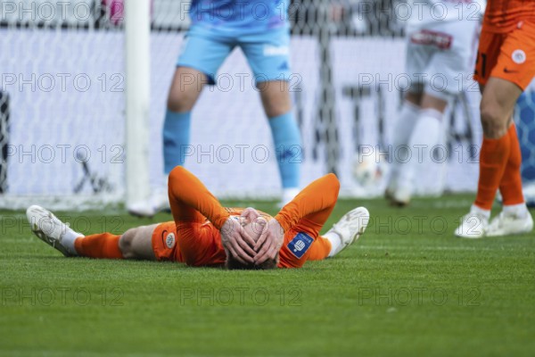 LUBIN, POLAND - MARCH 31, 2025: Football match between KGHM Zaglebie Lubin vs Rakow Czestochowa.