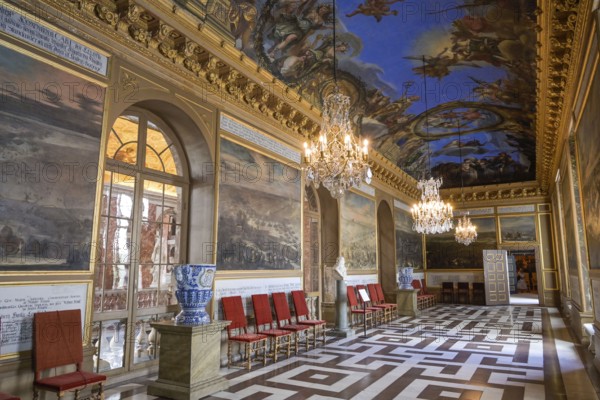 Karl XI Gallery, Drottningholm Palace, Ekerö Municipality, Stockholms län Province, Sweden, Europe