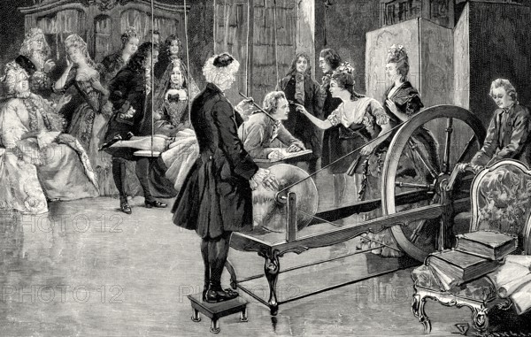 Experimental demonstrations of static electricity by Jean-Antoine Nollet, 1700 –1770, a French