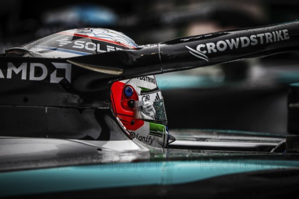 Andrea Kimi Antonelli of Italy drives the Mercedes AMG Petronas F1 Team W16 before the start of the