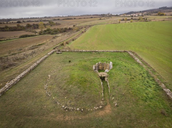 Dolmen of the Cotorrita, Neolithic, municipality of Los Altos, Las Merindades, Burgos, Spain,