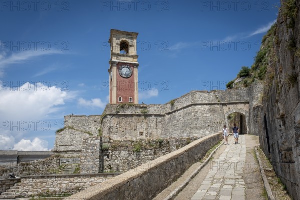 The old Venetian fortress in Corfu Town on the Greek island of Corfu in the Ionian Sea, known for