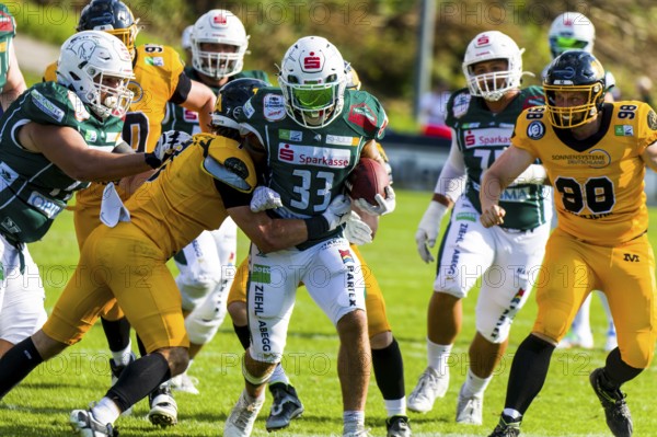 German Football League, Game: Schwäbisch Hall Unicorns, Munich Cowboys in the Optima Sportpark in