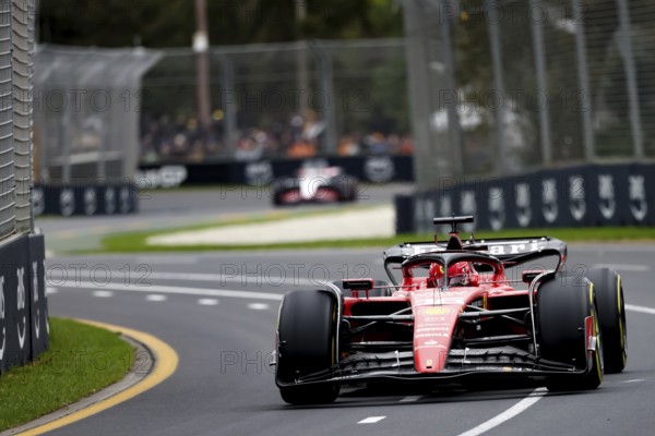 MELBOURNE, AUSTRALIA, APRIL 01: Charles Leclerc of Monaco drives the Ferrari SF-23 in practice
