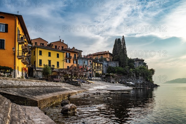 Lakeside of Varenna at sunset