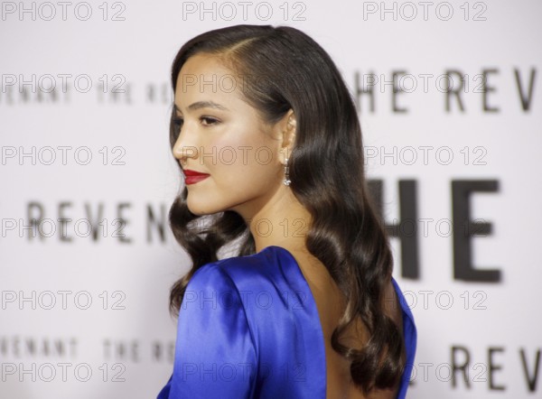 HOLLYWOOD, CA, Grace Dove at the Los Angeles premiere of 'The Revenant' held at the TCL Chinese