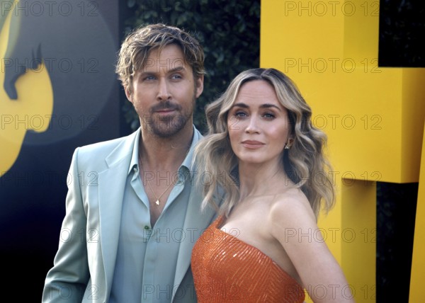 Ryan Gosling and Emily Blunt at the Los Angeles premiere of 'The Fall Guy' held at the Dolby