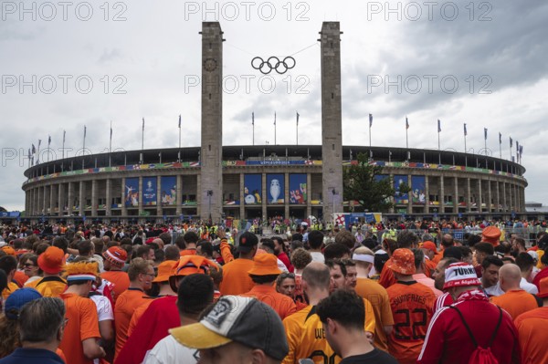 BERLIN, GERMANY - JULY 6, 2024: Euro 2024 quarterfinal match Nederlands vs Turkey (Turkiye) 2:1.