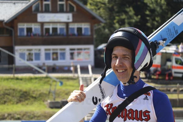Simon Ammann (Switzerland /SUI) at the FIS Cup Summer Ski Jumping Hinterzarten 2024