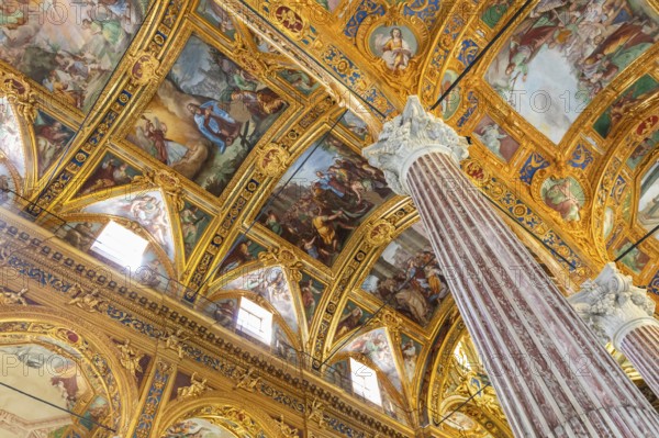 Genova, Italy, 8 August 2023: Annunziata's Church, Basilica della Santissima Annunziata, one of the