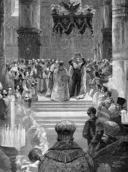 Formal coronation as Tsar, 1896, Nicholas II, or Nikolay Alexandrovich Romanov, 1868 - 1918,
