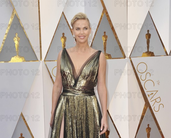 Charlize Theron at the 89th Annual Academy Awards held at the Hollywood and Highland Center in